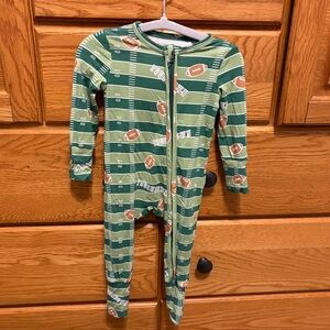 Football Bamboo PJs 🏈 0-3 months
